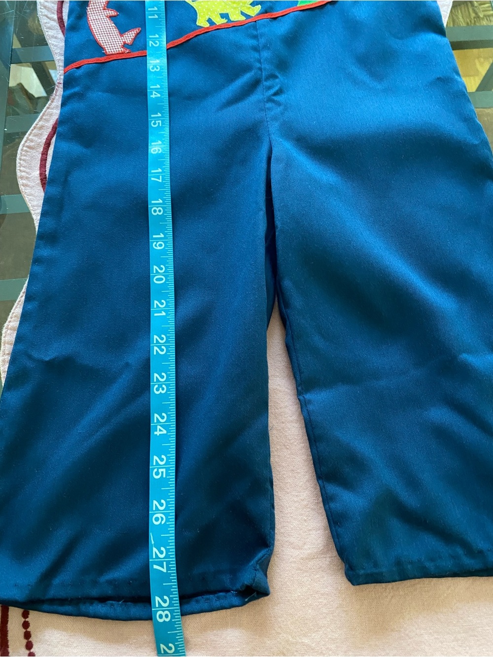 Funtasia Too Vintage Blue Animal Appliqués Jon Jon Romper 2t - Picture 15 of 15